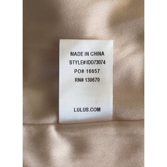 NWT Lulus V-Neck Adjustable Strap Open Lace Back Fishtail Hem Dress Women Sz XL - Picture 11 of 12